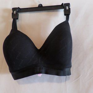 Pink Victoria Secret Black Bra – Size 34DDD